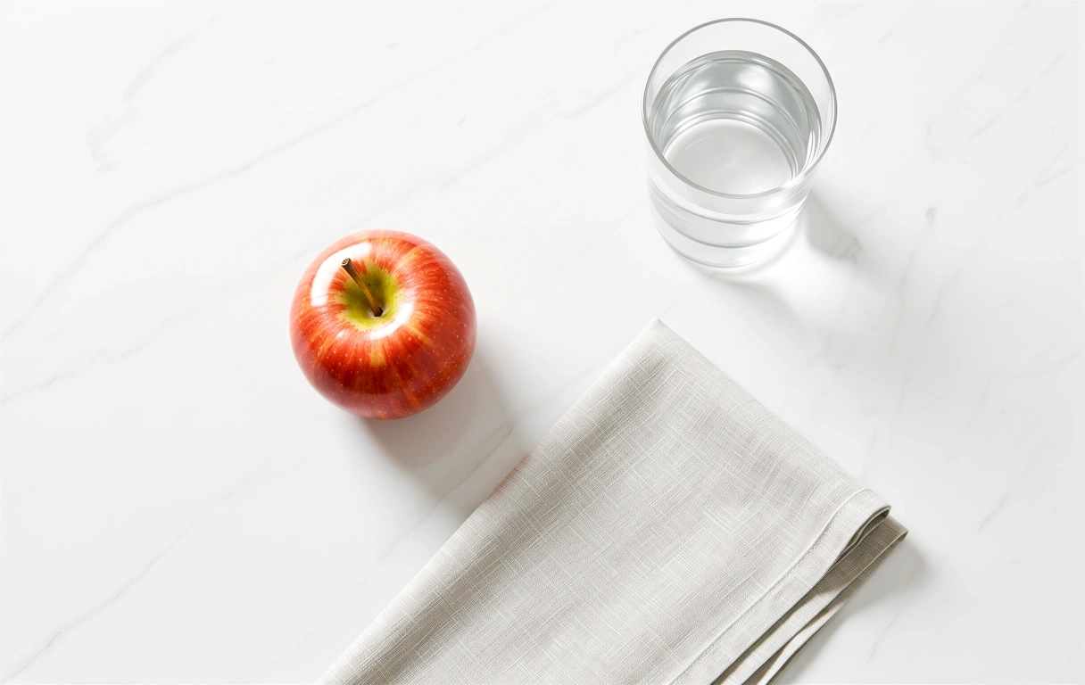 Minimalistische Umgebung für Ernährungsberatung